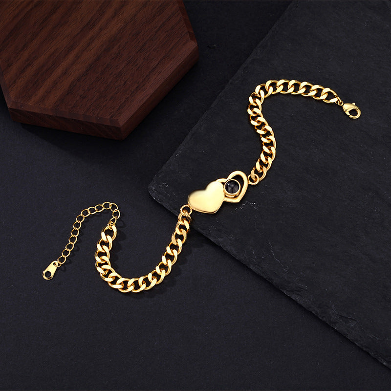 Bransoletka z Twoim Zdjęciem Serce Razem