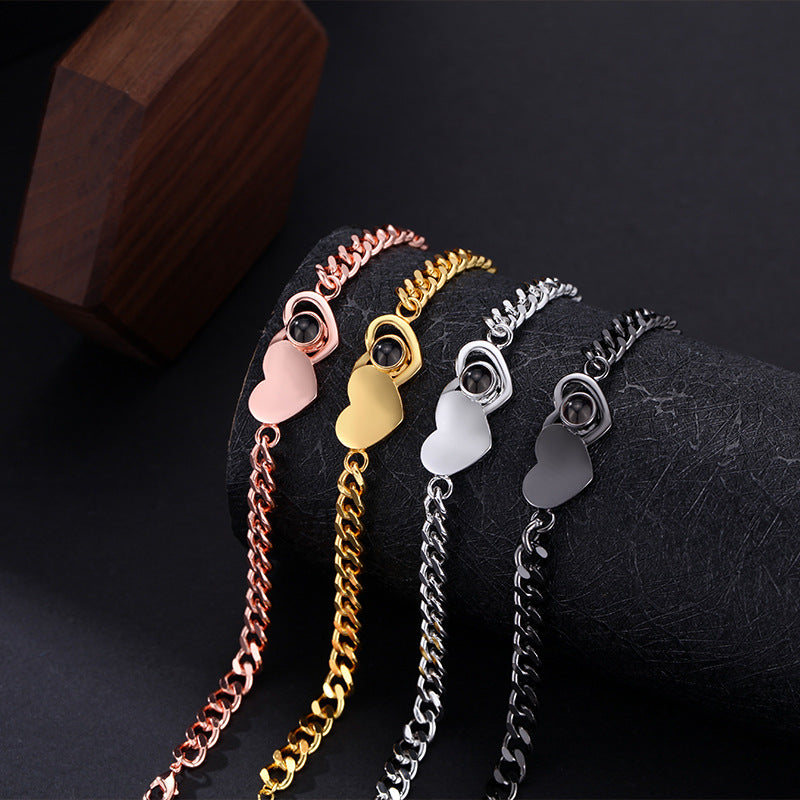 Bransoletka z Twoim Zdjęciem Serce Razem