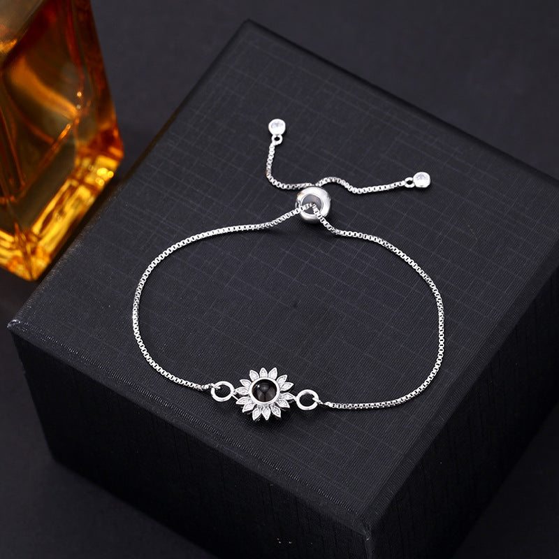 Bransoletka z Twoim Zdjęciem Słoneczny Kwiat