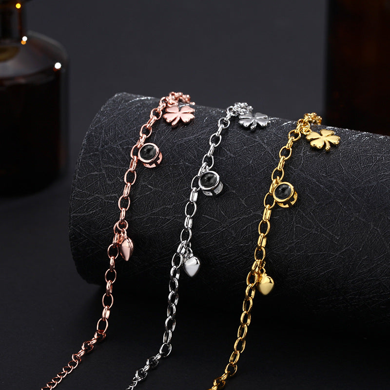 Bransoletka z Twoim Zdjęciem Szczęśliwe Serce