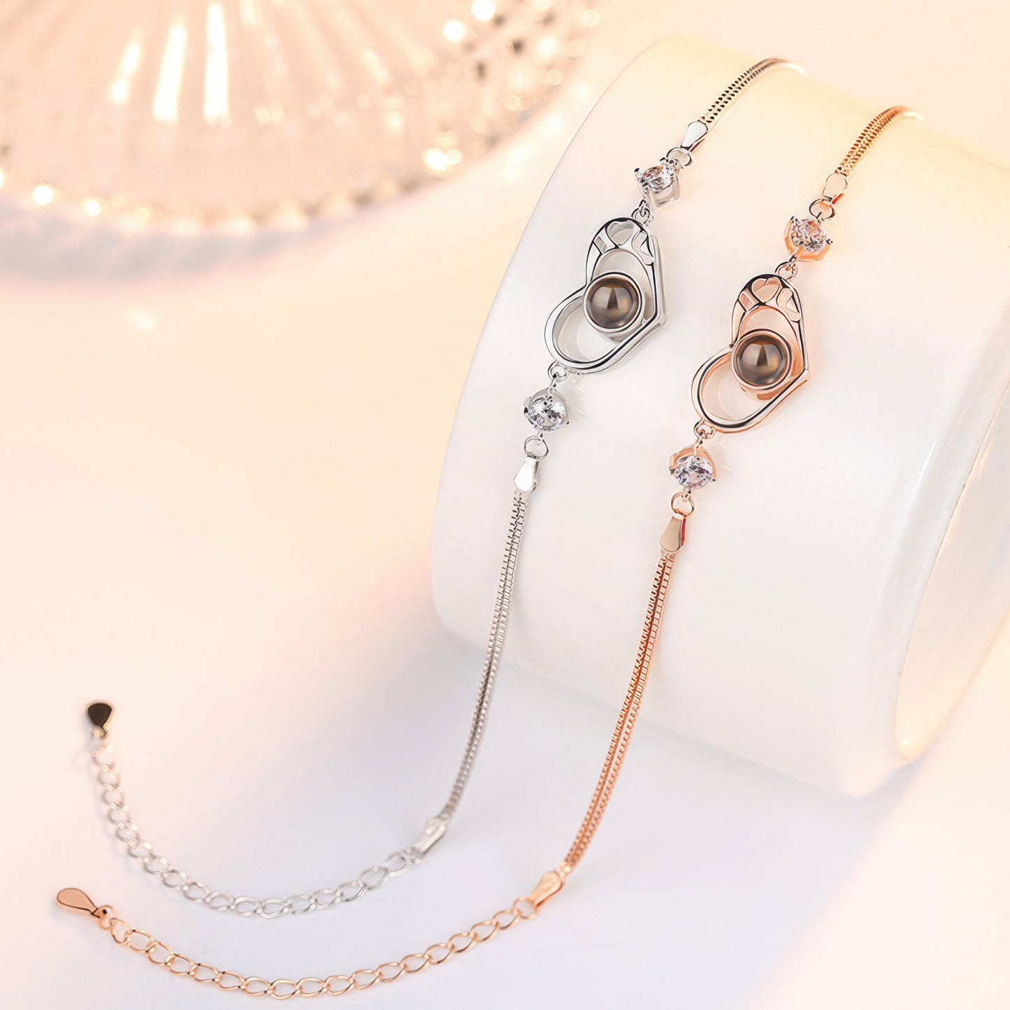 Bransoletka z Twoim Zdjęciem Szerokie Serce