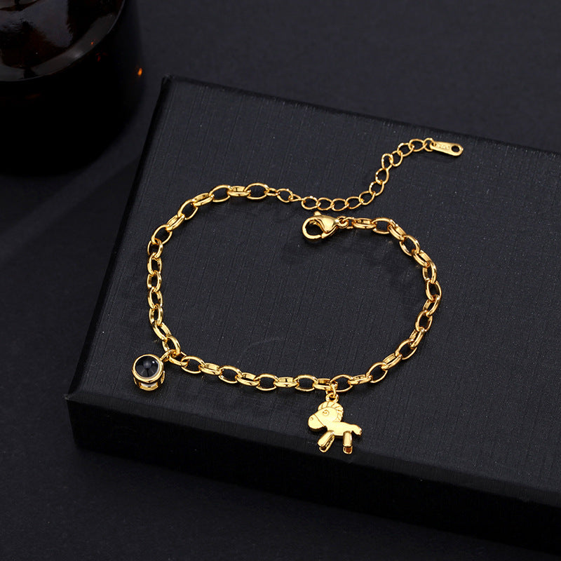 Bransoletka z Twoim Zdjęciem z Konikiem