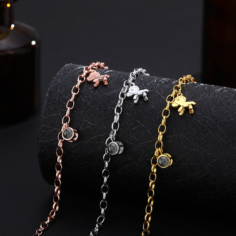 Bransoletka z Twoim Zdjęciem z Konikiem