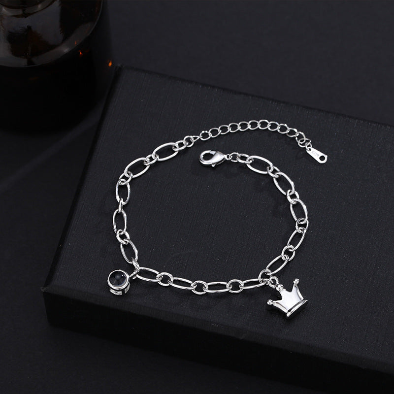 Bransoletka z Twoim Zdjęciem z Koroną