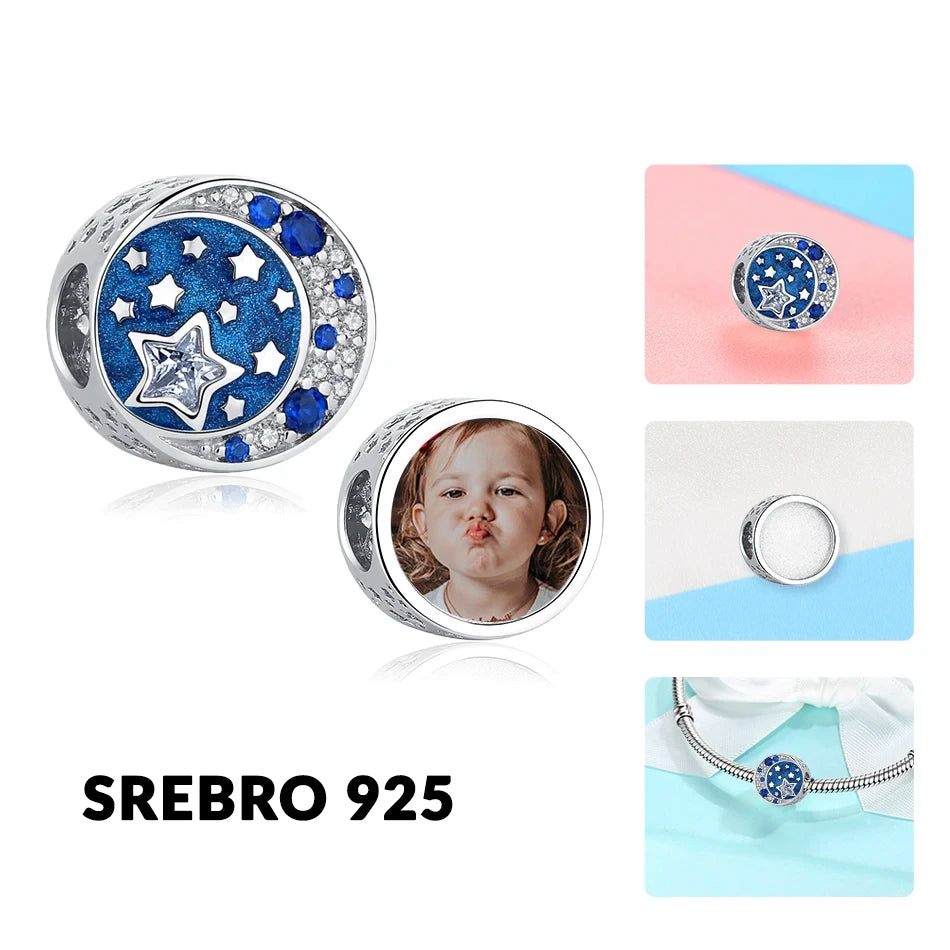 Spersonalizowany Charms Ze Zdjęciem (Okrągły)