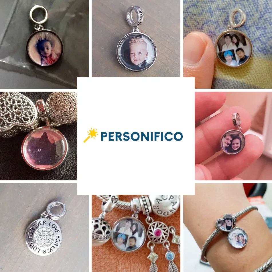 Spersonalizowany Charms Ze Zdjęciem (Love Forever)