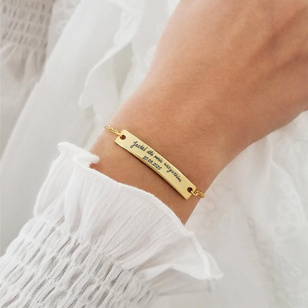 Bransletka z Twoim Ręcznym Napisem